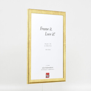 Marco de fotos de madera Effect Profil 43 dorado 29,7x42 cm vidrio decorativo