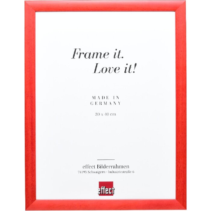 Marco de fotos de madera Effect Profil 43 Lachs 30x45 cm