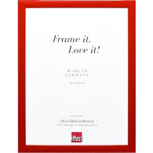 Marco de fotos effect Profil 43 Rojo Brillo 30x45 cm con...