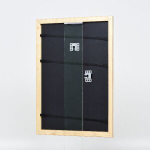 Marco de fotos de madera Effect Profil 43 Plata 40x50 cm Vidrio decorativo