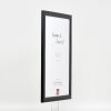 Marco de fotos de madera efect Profil 43 negro 45x60 cm con vidrio decorativo