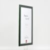 Marco de fotos de madera Effect Profil 43 Tannengrün 45x80 cm con cristal decorativo
