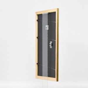 Marco de fotos de madera Efecto Profil 43 Oro 50x100 cm Vidrio decorativo