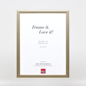 Marco de fotos de madera Effect Profil 43 plateado 50x70 cm con vidrio decorativo