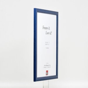 Marco de fotos de madera Effect Profil 43 royalblau 50x75 cm vidrio artístico