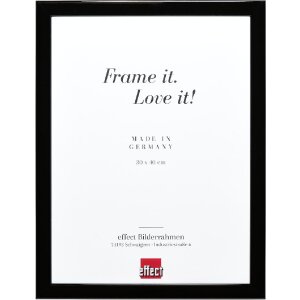 Marco de fotos de madera Effect Profil 43 Negro Brillante...