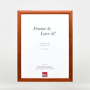 Marco de fotos de madera Effect Profil 43 marrón 50x75 cm vidrio decorativo