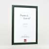 Marco de fotos de madera effect Profil 43 Tannengrün 14,8x21 cm con vidrio decorativo