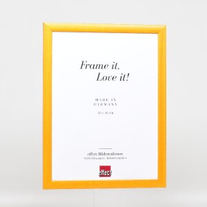 Marco de fotos de madera efecto Profil 43 marrón miel 14,8x21 cm con vidrio decorativo