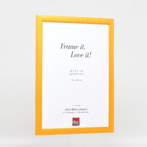 Marco de fotos de madera efecto Profil 43 marrón miel 14,8x21 cm con vidrio decorativo