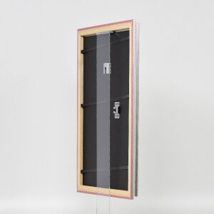 Marco de fotos de madera Effect Profil 44 Plata 29,7x42 cm Vidrio acrílico