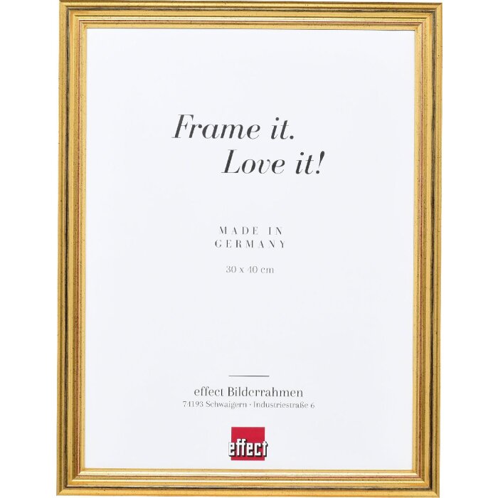 Marco de fotos Effect Profil 44 gold 35x50 cm con vidrio decorativo