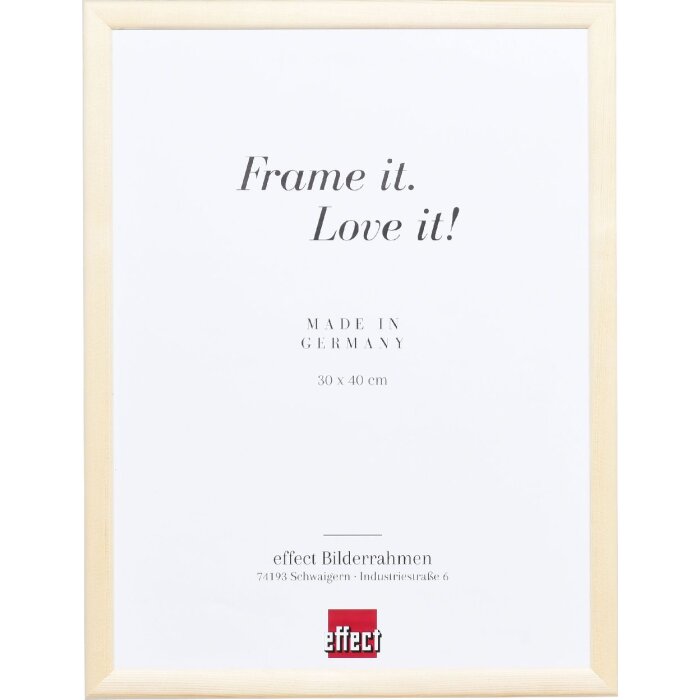 Marco de fotos de madera Effect Profil 45 Pino 10,5x14,8 cm Acrílico