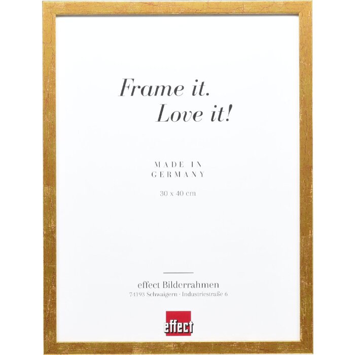 Marco de fotos effect Profil 51 antikgold 23x70 cm con acrílico