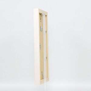 Efecto Marco de madera Perfil 52 blanco 25x35 cm Art Glass