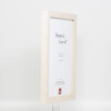 Efecto Marco de madera Perfil 52 blanco 40x60 cm Art Glass