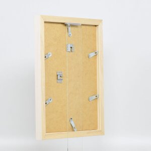 Efecto Marco de madera Perfil 52 blanco 50x50 cm Art Glass