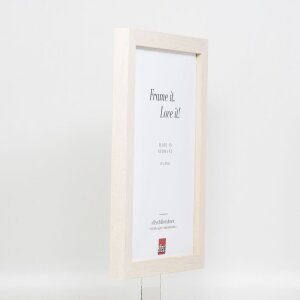 Efecto Marco de madera Perfil 52 blanco 50x50 cm Art Glass
