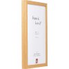 Marco de fotos de madera efect Profil 54 Roble 25x50 cm con vidrio decorativo