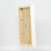 Efecto marco de madera perfil 55 blanco 21x29,7 cm arte vidrio