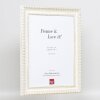 Marco de fotos Effect Profil 56 de madera 59,4x84,1 cm blanco con vidrio decorativo