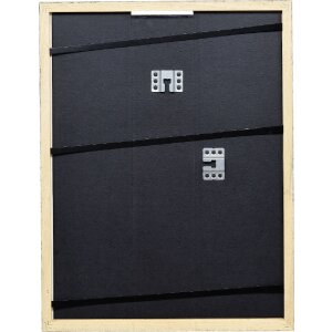 Marco de fotos de madera efect Profil 59 Negro 9x13 cm con cristal decorativo