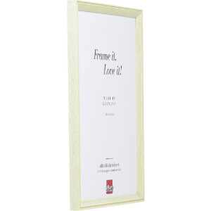 Marco de fotos de madera Effect Profil 59 verde 10x10 cm con cristal de seguridad