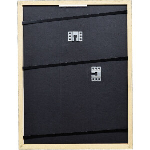 Marco de fotos de madera efect Profil 59 Negro 40x40 cm con vidrio decorativo