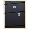 Marco de fotos de madera effect Profil 59 Negro 14,8x21 cm con vidrio decorativo