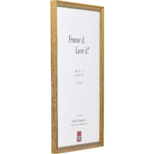 Marco de fotos Effect Profil 66 Antikgold 15x20 cm con cristal de arte