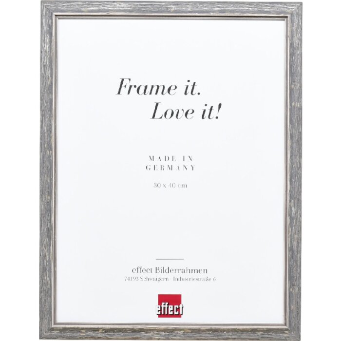 Marco de fotos de madera efect Profil 67 negro 18x32 cm vidrio decorativo