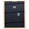 Marco de fotos de madera Effect Profil 67 Negro 21x28 cm con vidrio decorativo