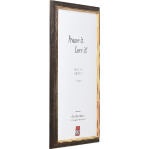 Marco de fotos de madera Effect Profil 67 marrón oscuro 60x90 cm con vidrio decorativo
