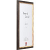 Marco de fotos de madera Effect Profil 67 marrón oscuro 60x90 cm con vidrio decorativo
