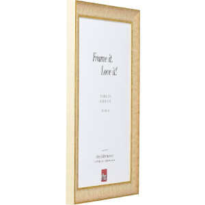 Marco de fotos de madera Effect Profil 68 marfil 50x65 cm con vidrio decorativo