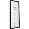 Marco de fotos de madera Effect Profil 69 Negro 40x50 cm con cristal decorativo