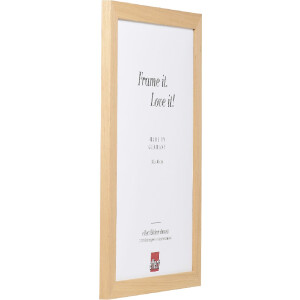 Marco de fotos de madera Effect Profil 71 Roble 45x80 cm con cristal decorativo