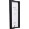 Marco de fotos de madera Effect Profil 74 Negro 50x50 cm con vidrio decorativo