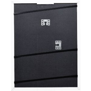 Marco de fotos de madera Effect Profil 74 Blanco 50x50 cm Vidrio decorativo