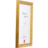 Marco de fotos de madera Effect Profil 75 estilo barroco dorado 45x60 cm con vidrio decorativo