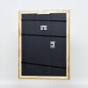 Efecto marco de madera perfil 85 oro 10x15 cm cristal acrílico