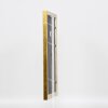 Efecto marco de madera perfil 85 oro 10x15 cm cristal acrílico