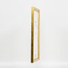 Efecto marco de madera perfil 85 oro 50x60 cm cristal acrílico