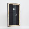 Efecto marco de madera perfil 85 negro 50x65 cm cristal acrílico