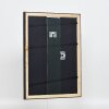 Efecto marco de madera perfil 85 negro 60x60 cm cristal acrílico