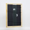 Efecto marco de madera perfil 85 oro 60x80 cm cristal acrílico