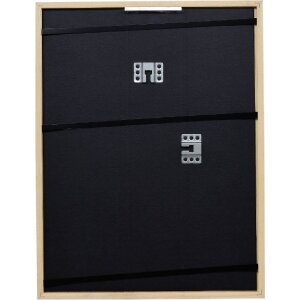 Marco de fotos de madera Effect Profil 2330 blanco 18x32 cm con vidrio decorativo