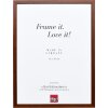 Marco de fotos de madera Effect Profil Top S marrón 13x18 cm con vidrio decorativo