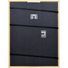 Marco de fotos de madera Profil Top S dorado 18x27 cm con vidrio decorativo