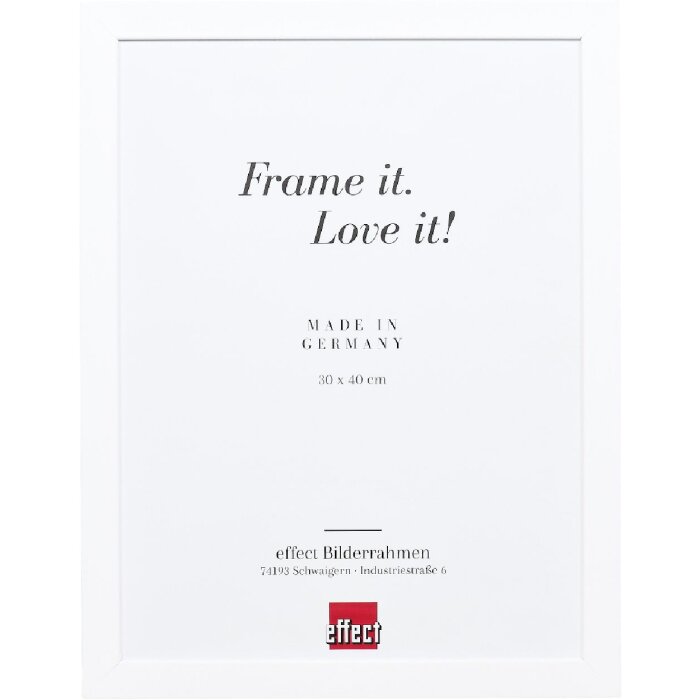 Marco de fotos de madera efecto Profil Top Pro blanco 15x20 cm con vidrio decorativo